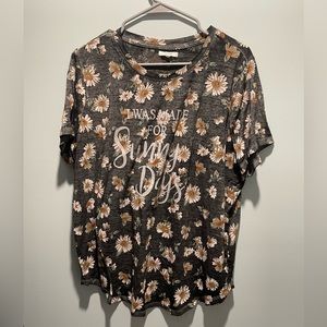 Maurices Sunny Days T-Shirt - Size 1X